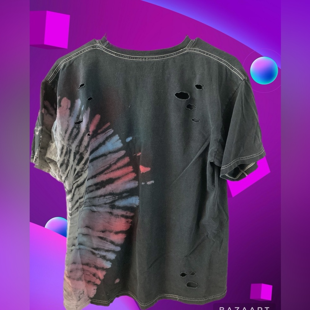 Tupac Poetic Justice Tie-dye Shirt Size XL - Picture 2 of 6